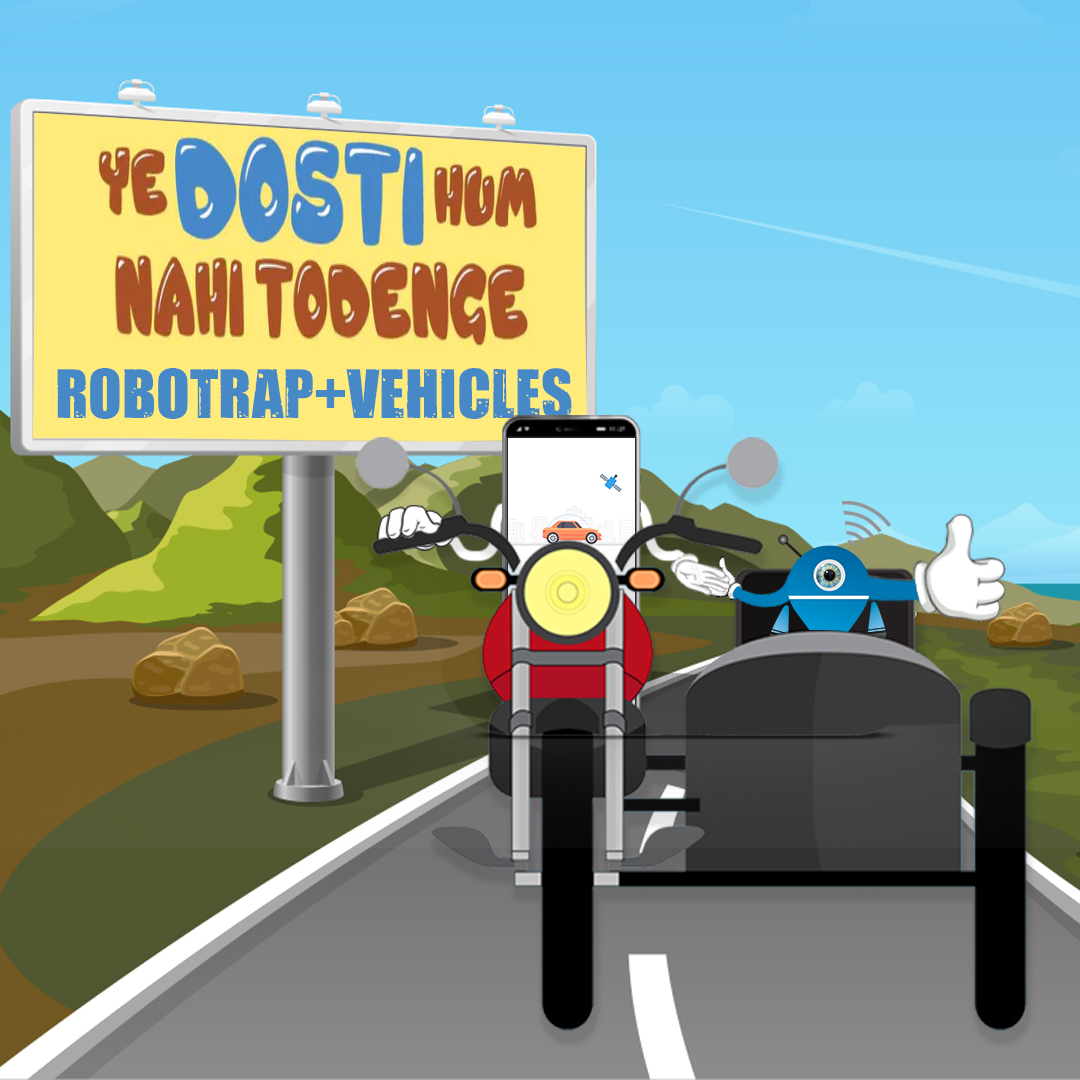 AcquisitechM's tweet image. “Ye Dosti Hum Nahi Todenge” #Robotrapgps #vehicles