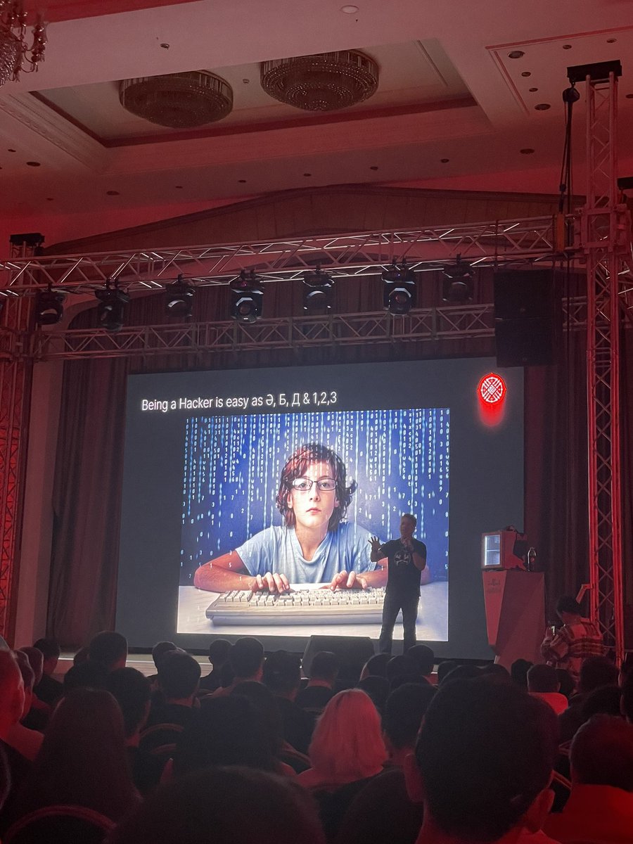 swaroopsy's tweet photo. It’s always great to hear from you @jaysonstreet! #keynote talk at #kazhackstan #infosec #security #cybersecurity #conference https://t.co/zTC2bOiA3I
