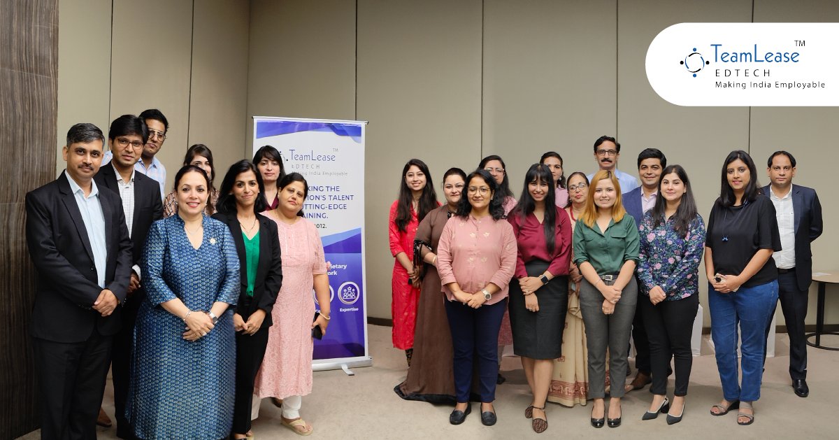 LearningEls's tweet photo. For our recent L&amp;D Dialogues - Breakfast Series, we concluded a round table discussion on the topic of HTD.

#MakingIndiaEmployable #TeamLeaseEdtech #futureofwork #management #education #learningeveryday #employeeexperience #employeeengagement #growthjourney #leader #people https://t.co/sza4uJyiHB