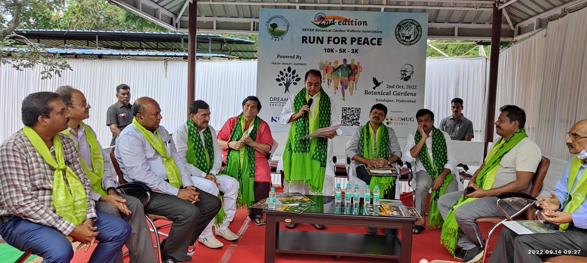 ఊరి ఊరి కో జమ్మి చెట్టు.... గుడి గుడి కో జమ్మి చెట్టు Programme at Botanical Garden, TSFDC 
<a href="/IKReddyAllola/">Indrakaran Reddy</a> @MPsantoshtrs <a href="/HarithaHaram/">Telangana Forest Dept.</a>