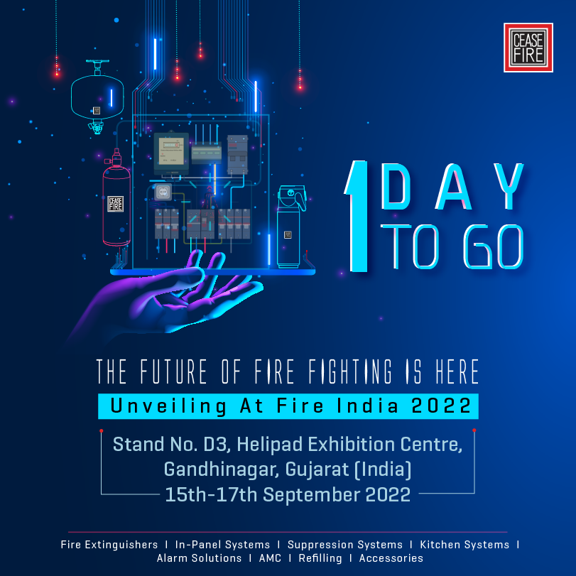 CeasefireIndia's tweet photo. Witness Ceasefire's cutting-edge fire technologies at Fire India, Gujarat, and gain access to market futuristic fire safety solutions.
.
.
#FireIndia #firecontrols #exhibition #gandhinagar #Gujarat #fireindia2022 #fireprotection #firestation #firesafety #fireextinguisher https://t.co/RWyaT0k8D3