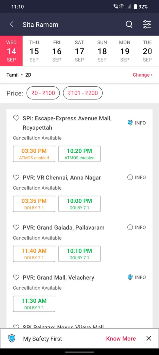 _ajin_km's tweet photo. #SitaRamam Chennai Day 40 Booking

Still🥺🔥

#DulquerSalmaan 🔥
@LycaProductions 🔥 https://t.co/NBgyApwOlv