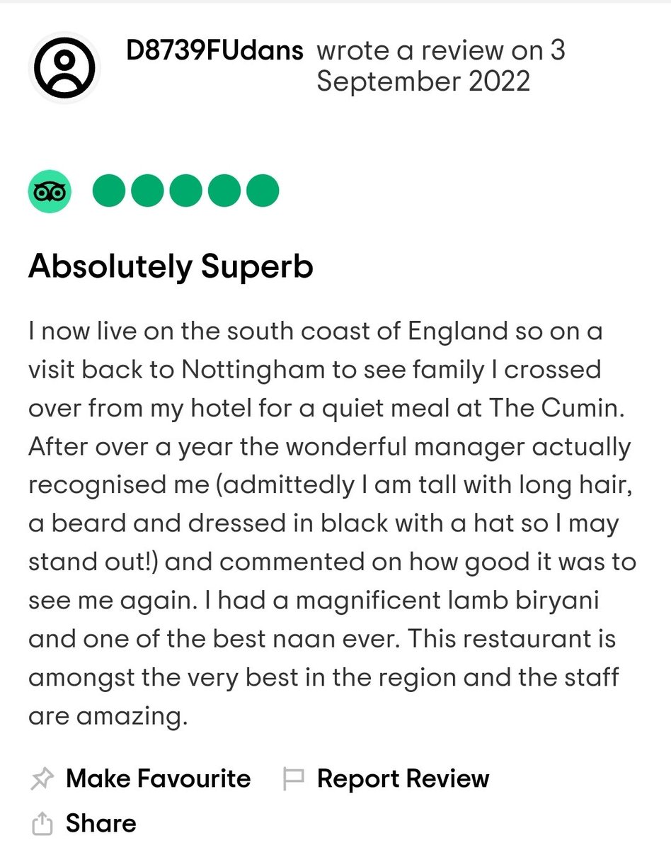 TheCumin's tweet photo. Have you been to The Cumin ?
We'd love to know your thoughts
Head over to Tripadvisor or Google to add your feedback &amp; photos. 
Here's some recently added on Tripadvisor. 
2096 reviews to date 

#Feedback #reviews
#ThankYou #theCumin #Notts #Nottinghamrestaurant #Nottingham https://t.co/dIE17RSMrj