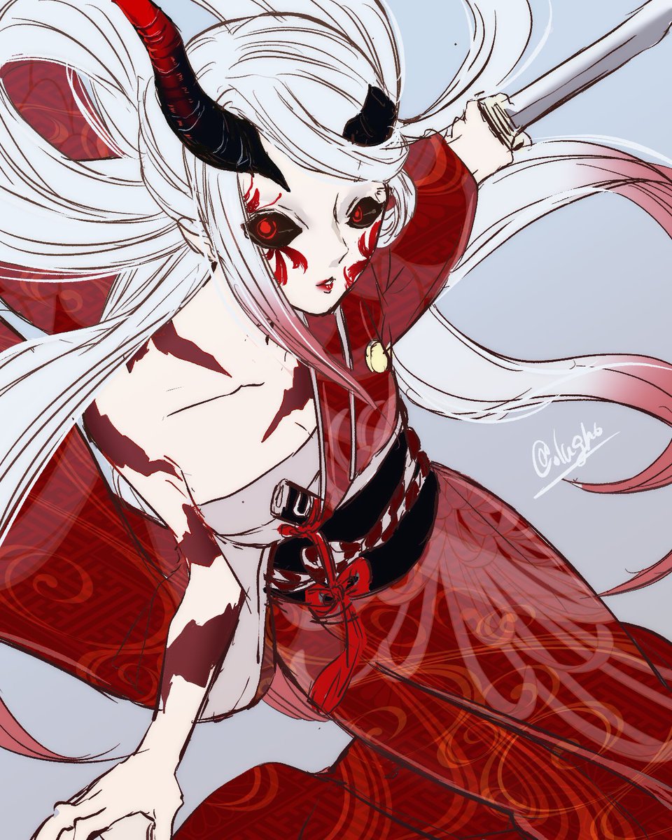 「3年前に描いたみっちゃんと今のみっちゃん。私の中のみっちゃんの描き方が確率してる」|るるふ@👀🌱のイラスト