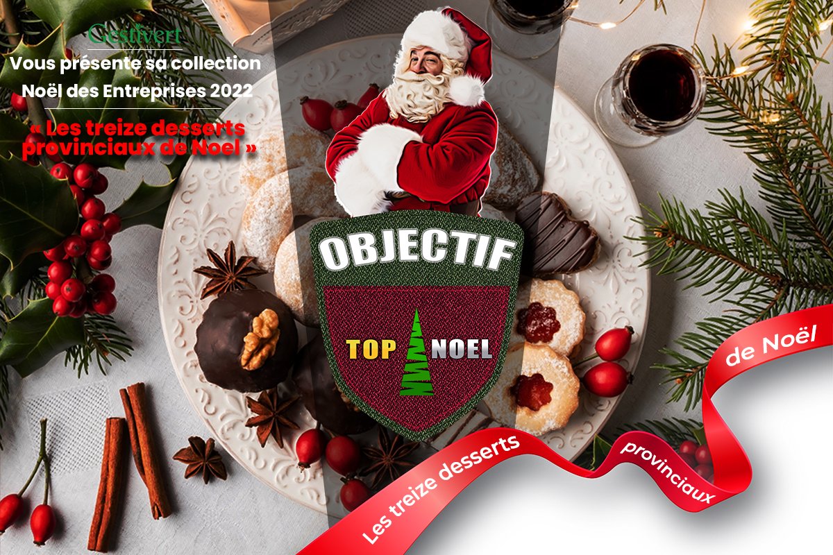 Gestivert_web's tweet photo. OBJECTIF "TOP NOEL" saison 2022 ! 🎄🎄🎄

Noël approche !!!
Il est temps de Découvrir notre nouvelle Collection 2022 « LES 13 DESSERTS PROVINCIAUX DE NOEL»  🥧🍊🍭

C'est ici > https://t.co/l5mkH0iSbm

#noel2022 #sapindecore #sapindebureau #décorationdenoel #gestivert #vivelhiver https://t.co/59yGUWOrZd