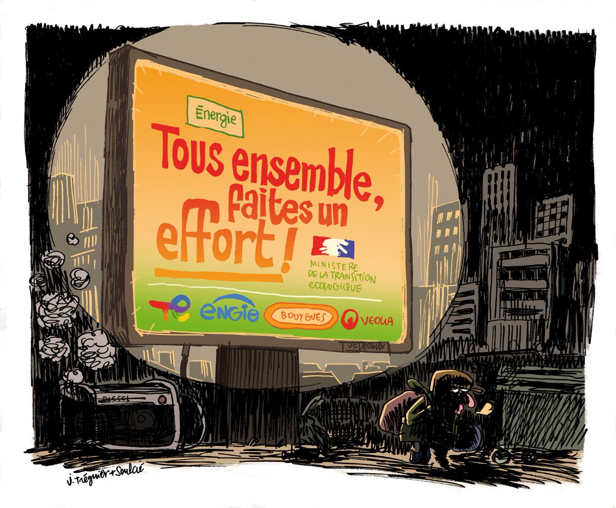 Telerama's tweet photo. Le dessin du jour, par @tsoulcie https://t.co/2w35skCeDI