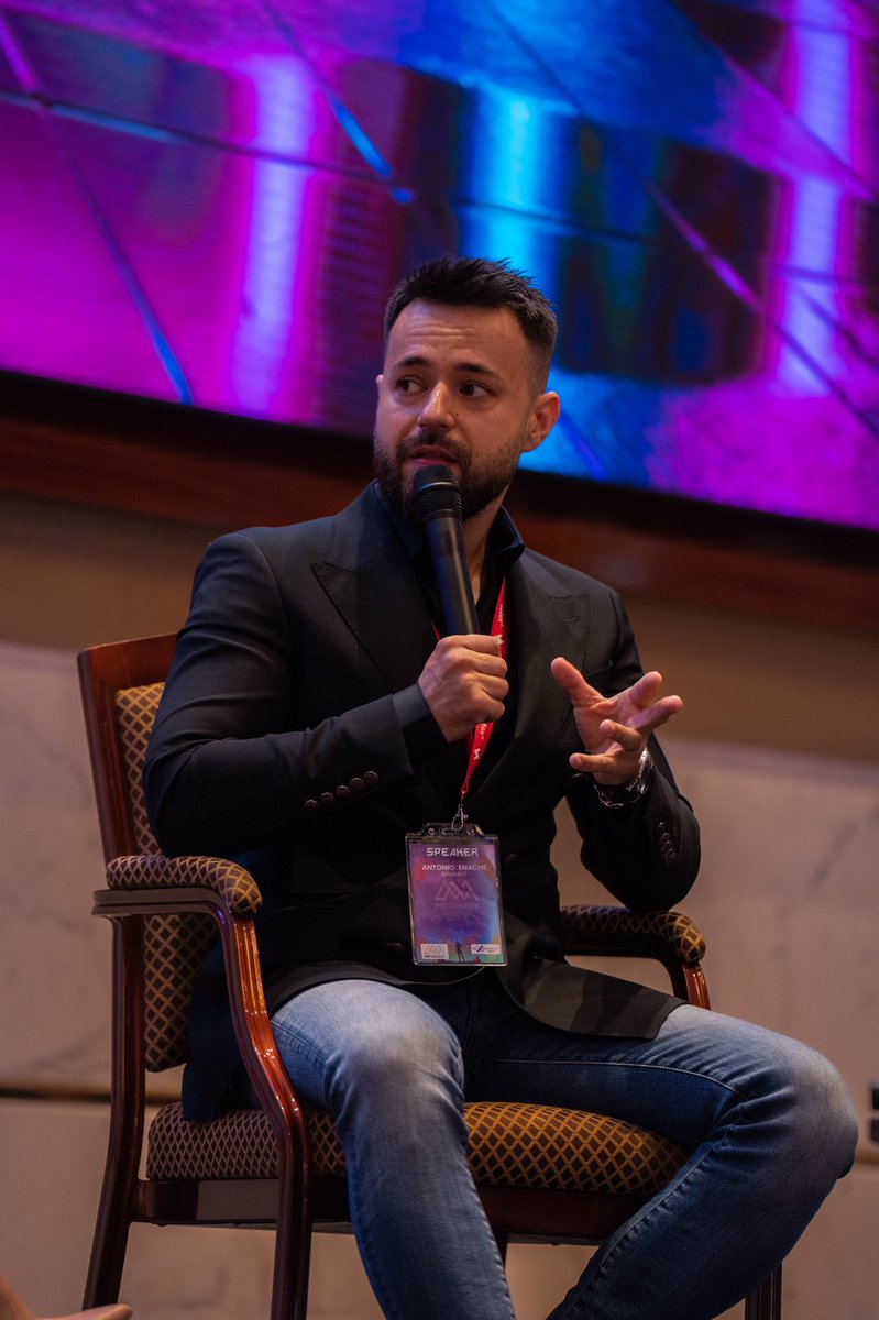 AntonioEnache1's tweet photo. I am so happy and grateful that my wife attended MetaWeek Dubai and talked with everybody about Sense4FIT and how we are going to change the lifestyles of people . Building as a family is more enjoyable. #elrond #MetaWeek @sense4fit https://t.co/6dvsWpwFLd