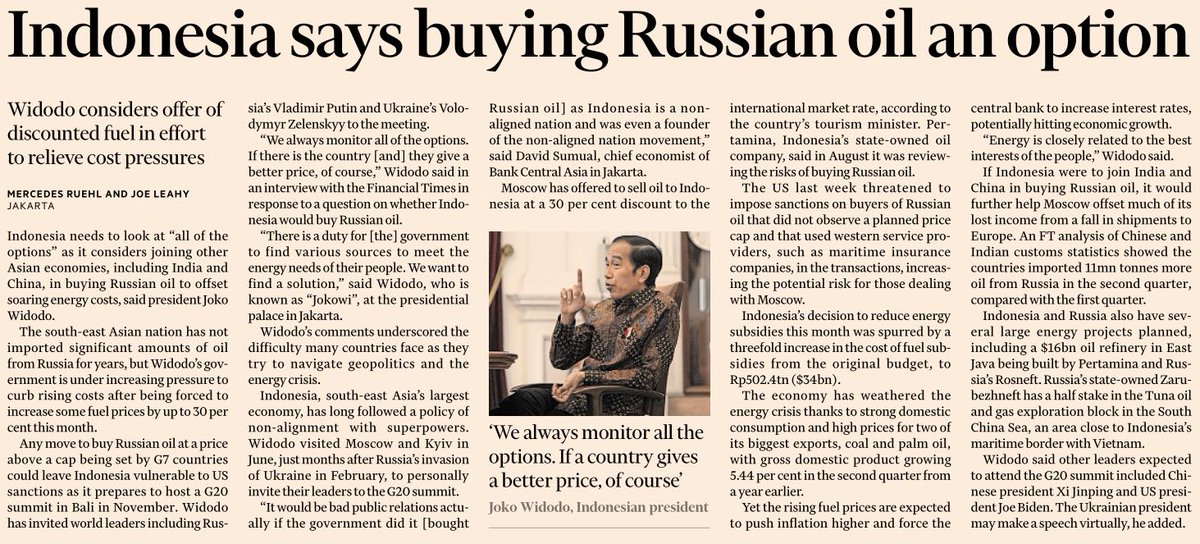 RajaGuguk14's tweet photo. sudah beli dari minyak rusia yg murah tapi naikin harga bbm? cc @msaid_didu dan bro @Ronnie_Rusli https://t.co/ikTKYqIDuw