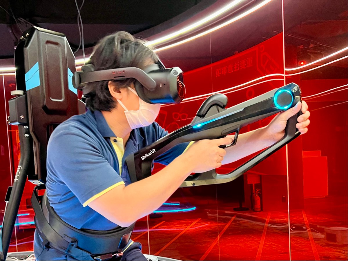 htcvivejapan's tweet photo. 今週はいよいよ #東京ゲームショウ ！
オススメVIVE体験ブースの一部を紹介✨

@StrikerVR 「Mavrik-Pro」がVIVE Focus 3に対応！最新のVRガンコントローラー体験はブース6-N01

@KATVRJP_TAKUMI x VIVE Proで無限歩行を楽しもう！ブース2-N04のクリエイターコンテンツをお見逃しなく

#TGS2022 https://t.co/JllueXZYnL