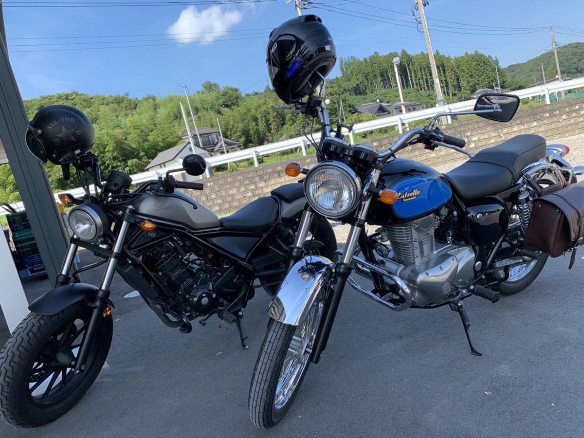 SYkx03's tweet photo. レブル250納車後初のツーリング🏍💕 https://t.co/J0R04s6ggg