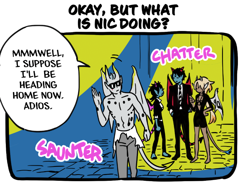 #DEVILSCANDYCOMIC UPDATE
09/16/22: WE'RE BACK! 
(4-panel comic 1/2)
---------------------
https://t.co/Ab3MmzPVps
---------------------
CH14 start: https://t.co/LZNYxG1bAv #hiveworks 