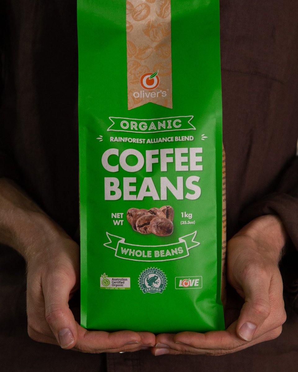 Barista blended coffee that's smooth, creamy and made from organic beans 🙌🏻 

#olivers