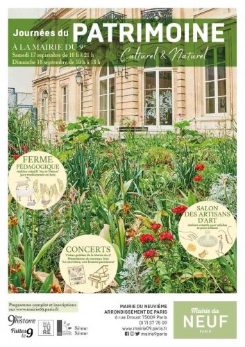 Journées du Patrimoine à la Mairie du 9e : "culturel et naturel" actionbarbes.blogspirit.com/archive/2022/0…