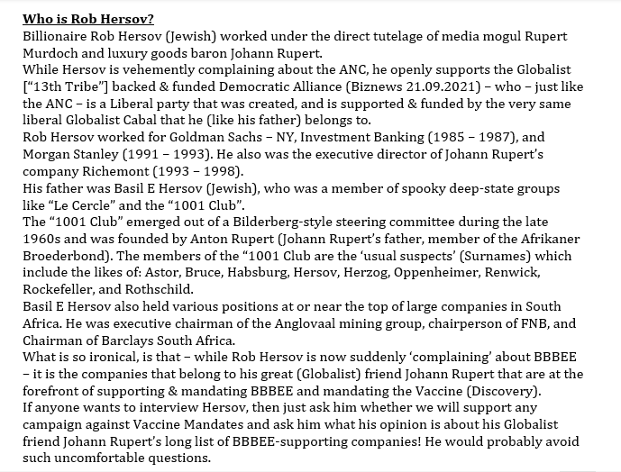 SeanGoss26's tweet photo. Who Rob Hersov????This moron is creepy... https://t.co/14N26TwtnU