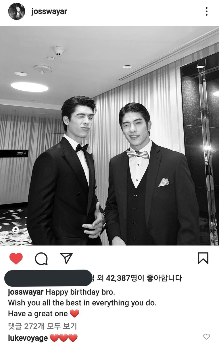 why_uu0707's tweet photo. 젝아 빨간하트는 유죄라고햇지요????
#JossLuke #LukeJoss #조스루크 #จอสลุค #ลุคจอส #Josswayar #จอสครับไม่ใช่จอร์ช #Lukies #lukevoyage https://t.co/HpKnVQkyvv