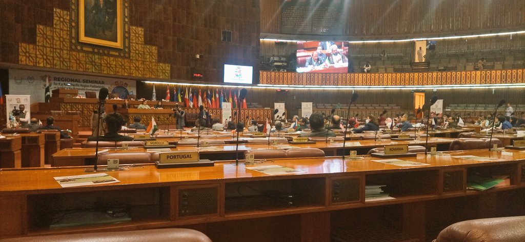 AzkaHamid2's tweet photo. #IPUinPakistan Session of Parliamentary mechanisms and practices to institutionalize the SDGs
#nationalassemblypak
#SDGs https://t.co/DwH3f2cVFj