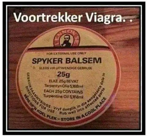 vloekcoza's tweet photo. Op https://t.co/3FlXY61FwA: Voortrekker-Viagra 
 
Sien: https://t.co/uyhJx9VO5Q 

#spyker #swearing #vloek https://t.co/BR3lMKmCcF