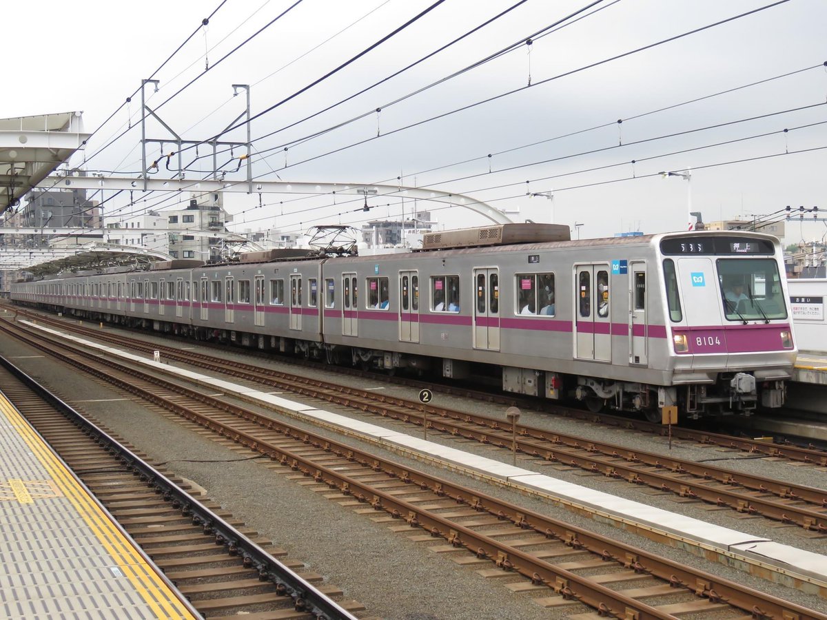 takayukisugai's tweet photo. 東京メトロ半蔵門線8000形8104F

#東京メトロ
#半蔵門線
#8000形
#8104F https://t.co/GCneKXJJBF