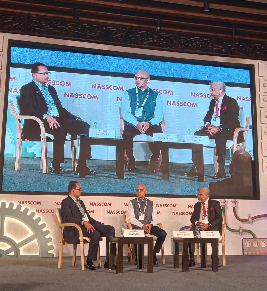 NasscomEvents's tweet photo. "People make choices out of the options available. And India is in a place where a choice can be made and taken advantage of" Sanjeev Sharma (@ABB_CMD_India) Country Head and MD @ABBgroupnews on opportunities for India in leading ER&amp;D for the world. 
#nasscomES https://t.co/DX9939fx3m