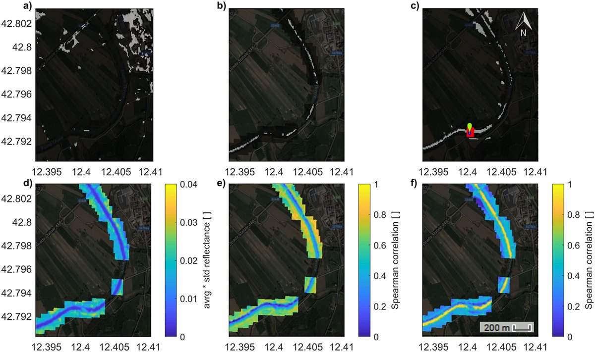 New paper on #river 🏞️ discharge estimation from space 🛰️ by using #Sentinel2 
➡️ for the first time we can monitor narrow rivers (<60m width) from space🍾🎉
Led by Filippucci P. and <a href="/ATarpanelli/">Angelica Tarpanelli</a> 
50 days' free access:
authors.elsevier.com/c/1fl8k7qzSxc2T
@Giulio_Firenze <a href="/PlatformAdam/">ADAM Platform</a> <a href="/DPCgov/">Dipartimento Protezione Civile</a>