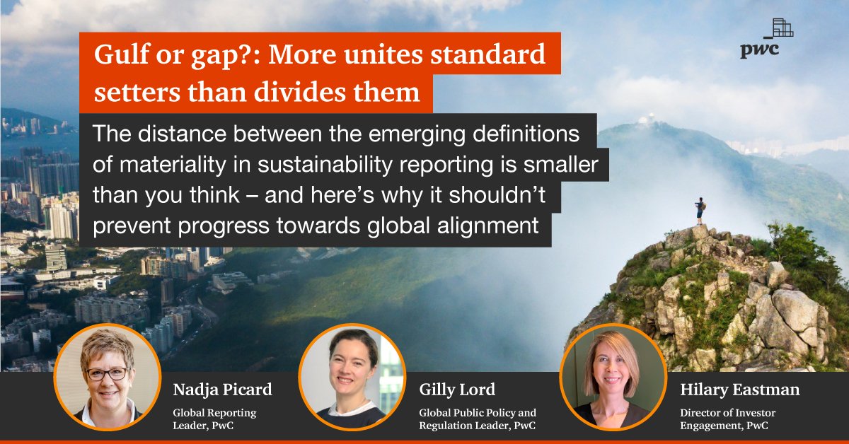 Three new sustainability reporting proposals aim to change the way companies communicate sustainability information.

Explore how aligned content can ensure that the new reporting proposals have a powerful impact: pwc.to/materiality