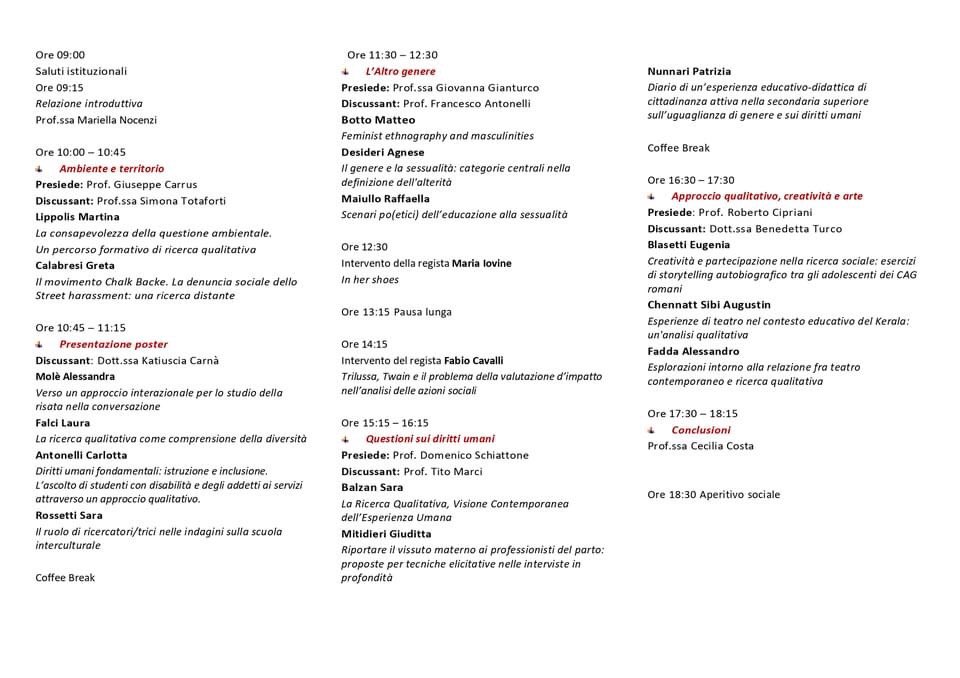 MPPicci's tweet photo. FORUM NAZIONALE DI ANALISI QUALITATIVA - #FNAQ2022:
Il 22 settembre 2022 vi aspettiamo, dalle ore 9:00, nel Dipartimento Scienze della Formazione di Roma Tre (via Principe Amedeo, 182 - Aula 11) @FSC_unisal @Uni_Salesiana @Relinitalia https://t.co/En3M6ab6p6