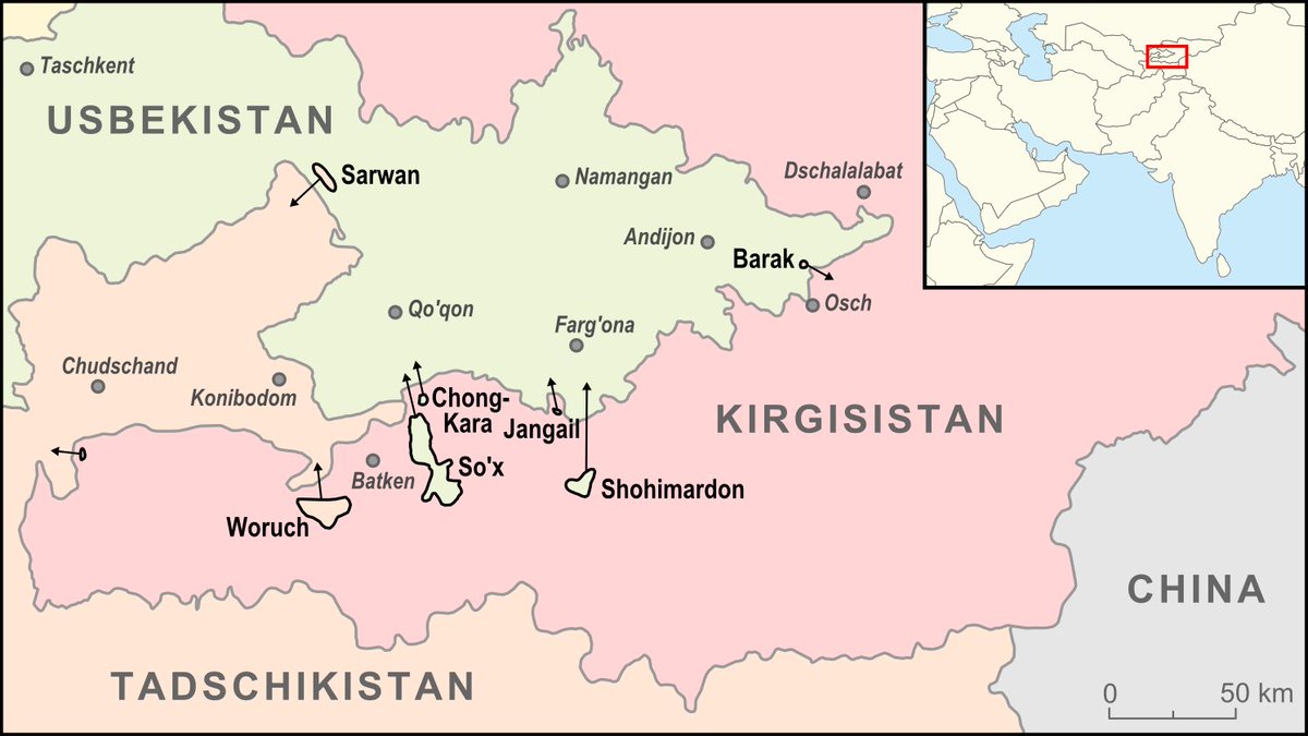 visegrad24's tweet image. Fighting has broken out on the border between Kyrgyzstan and Tajikistan.