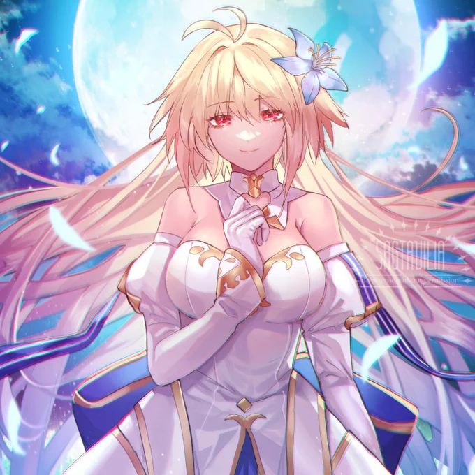 Moon PrincessI am gonna sell this as art prints on #comifuro15 as well!#FGO 