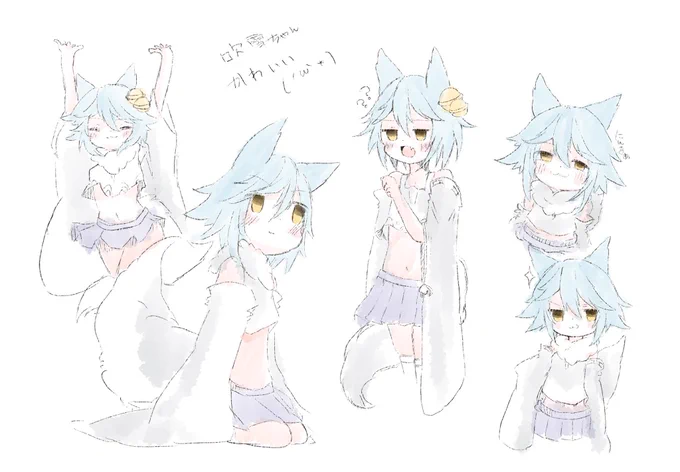 落書き吹雪ちゃん #アズールレーン 