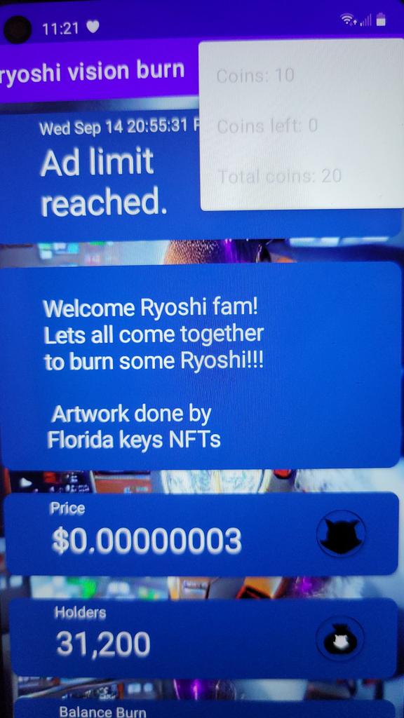 BIGDCRYPTO1's tweet photo. @RyoshiBurnboys 
LFG!!!!!!!
#10aday https://t.co/xpE1vqvQbn