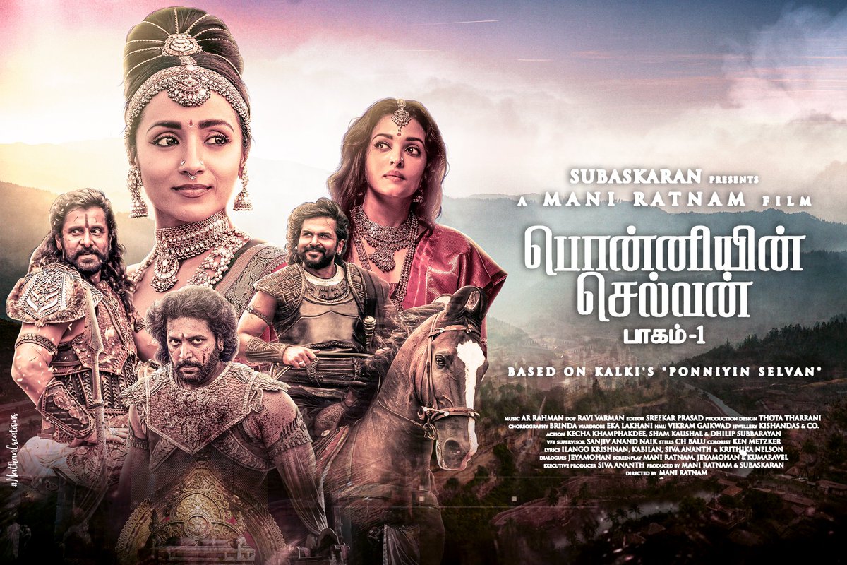 #Ponniyinselvan fanmade poster!
#Nathancreations 
<a href="/chiyaan/">Vikram</a> <a href="/Karthi_Offl/">Karthi</a> <a href="/actor_jayamravi/">Ravi Moham</a> <a href="/arrahman/">A.R.Rahman</a> <a href="/dop_ravivarman/">Ravi Varman.ASC.ISC</a> <a href="/trishtrashers/">Trish</a> <a href="/MadrasTalkies_/">Madras Talkies</a>
