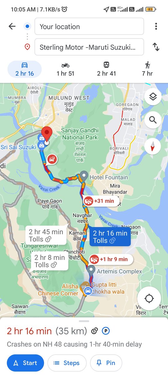 srab4u's tweet photo. @mumbaitraffic @nitin_gadkari @PMOIndia @CMOMaharashtra 
@MumbaiPolice
@narendramodi
@AmitShah
#godsaveIndia
#Traffic
#virar
#Thane

Spot the difference and get happy. But Im late for sure today thanks to your no effort to solve this issue. https://t.co/bNf4FZVXdc