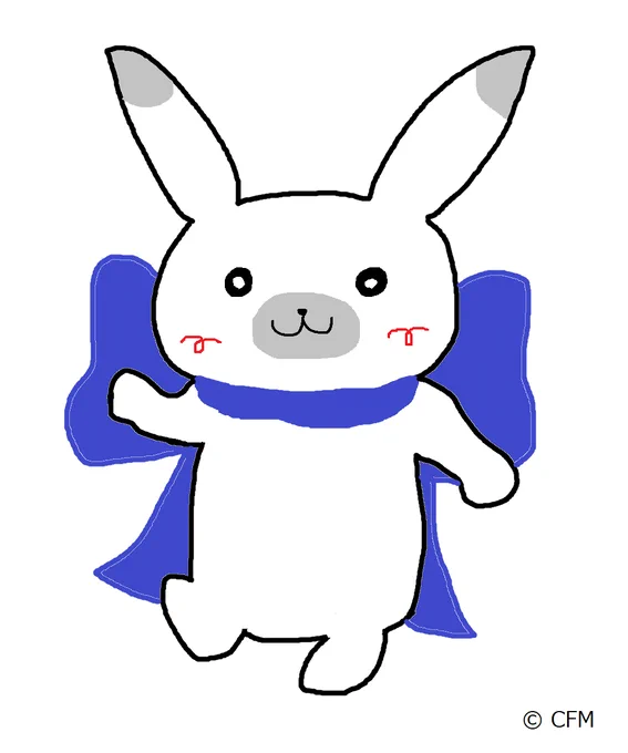 ラビット・深みあるP作・ユキネ#水曜日のユキネ #深みあるPの力作 #足がお気に召さないご様子 