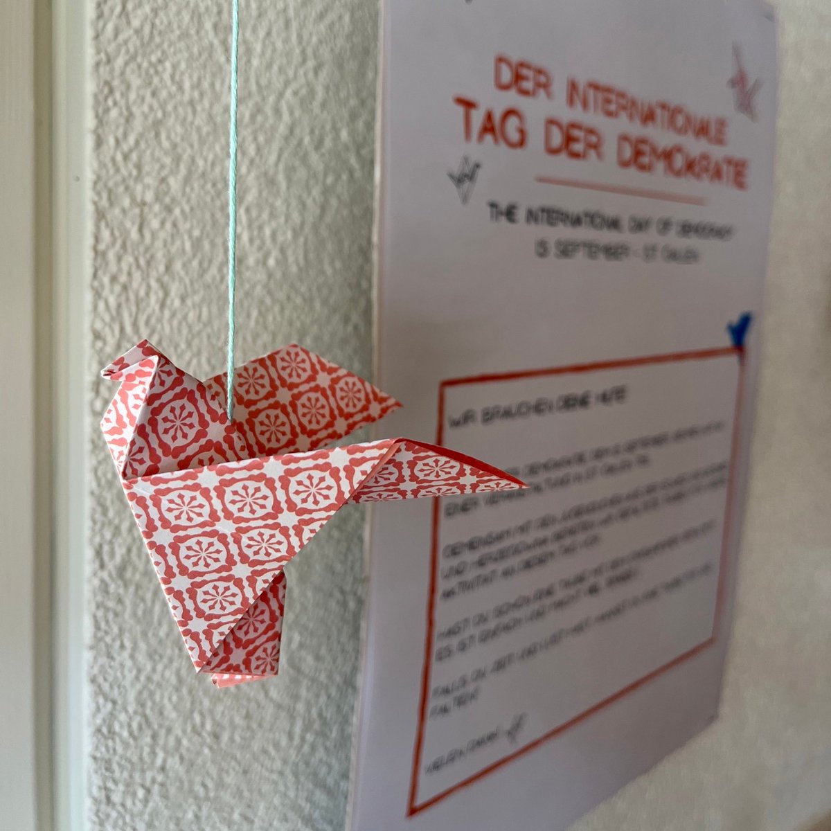 #Demokratie braucht uns alle! Am morgigen #SwissDemocracyDay2022 werden wir in St.Gallen unterwegs sein und auf das Recht gehört zu werden und mitzuentscheiden aufmerksam machen. Denn Themen, welche dich betreffen, benötigen auch deine Meinung dazu.

@campusdemokratie