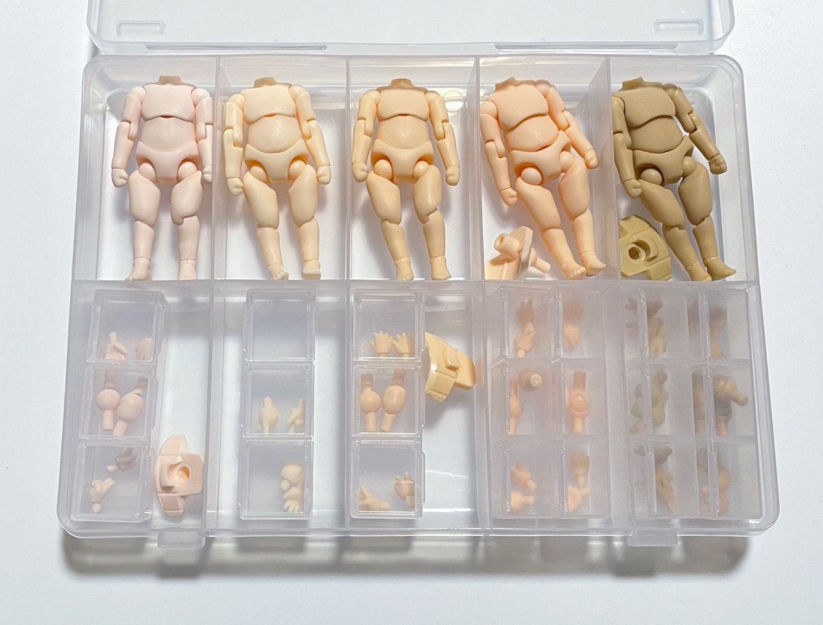 ねんどろ用のドールボディ、更に追加。 ねんどろいどどーる(クリーム