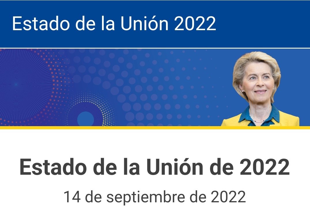 ECordaz's tweet photo. Sigue hoy el Discurso de la Presidenta de la Comisión Europea @vonderleyen sobre el Estado de la UE a partir de las 09h en
https://t.co/pCxGaj5gf2
 #SOTEU https://t.co/qbvZ4pJZ0i