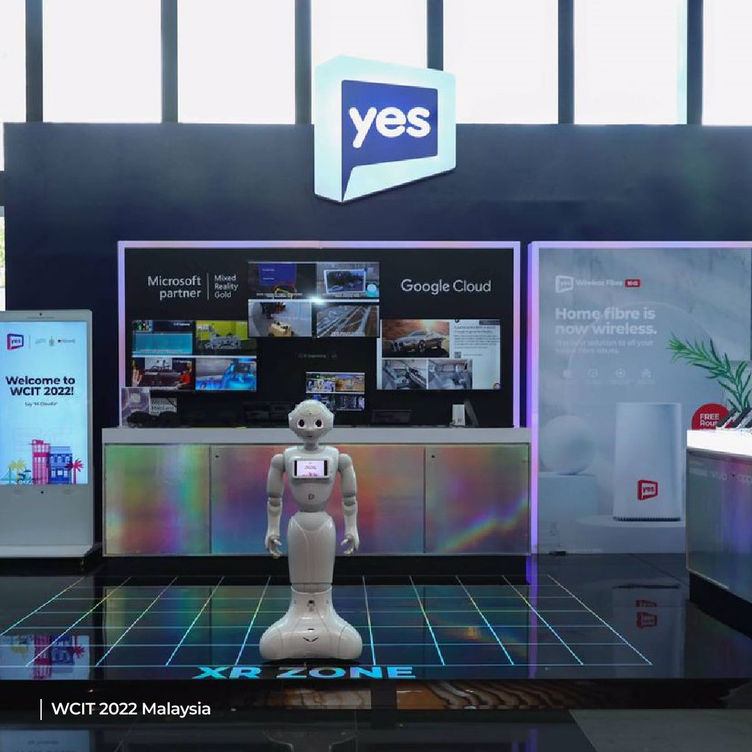 Yes_Telco's tweet photo. We are proud to announce that Yes is the official 5G partner of the 26th World Congress on Innovation &amp; Technology 2022! ​​

Visit our Yes booth at the Setia SPICE Convention Centre from 13 - 15 Sept 2022 to #SwitchTo5G and experience infinite possibilities!

#Yes #Yes5G #WCIT https://t.co/yGRlCduFW5