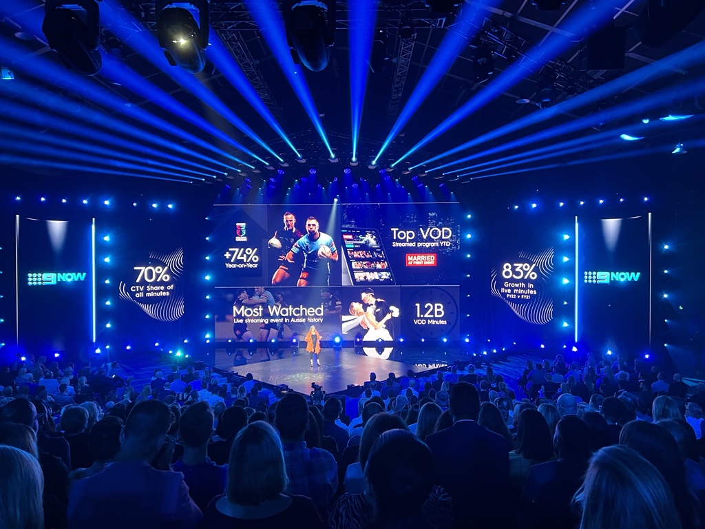 SteveMolk's tweet photo. 9NOW’s audience has grown 83% year on year. 1/4 of Nine’s entire audience is watching on 9NOW. The only free platform to watch content in 50fps, Dolby 5.1 sound, full HD. #9Upfront https://t.co/cZ19mVdtyp