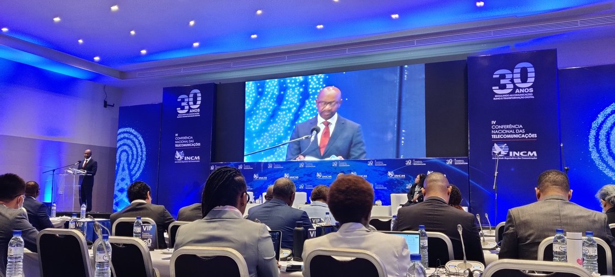IV Conferência de telecomunicações de Moçambique. Discurso de abertura pelo Ministro dos transportes e comunicações.