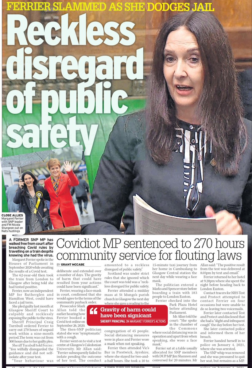 AgentP22's tweet photo. Remember, this convicted criminal is still an SNP MP in all but name. https://t.co/MZ6vyvLi2d