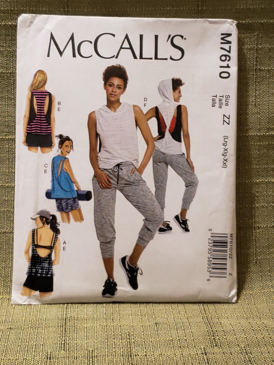 quilts_more's tweet photo. Misses' Top, Shorts, Pants, Active Ware, Workout Clothes Sewing Pattern McCall's M7610 Plus Size Large, Extra Large, Extra Extra Large https://t.co/EtWLMwW4uw #Etsy #ImagineQuiltsAndMore #ActiveWare https://t.co/tJ8687YFdd