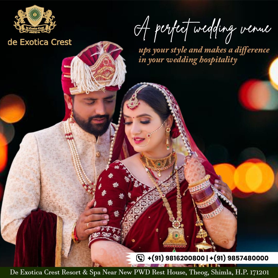 deexoticacrest's tweet photo. #WeddingAtDeExoticaCrest

Ever thought of getting married in the lap of nature? Celebrate the beginning of your special day and make it a series of lifelong memories.
Plan your dream wedding with us!

📞9857480000
 #deexoticacrestresort #exoticacrest https://t.co/9GckCvRTyV
