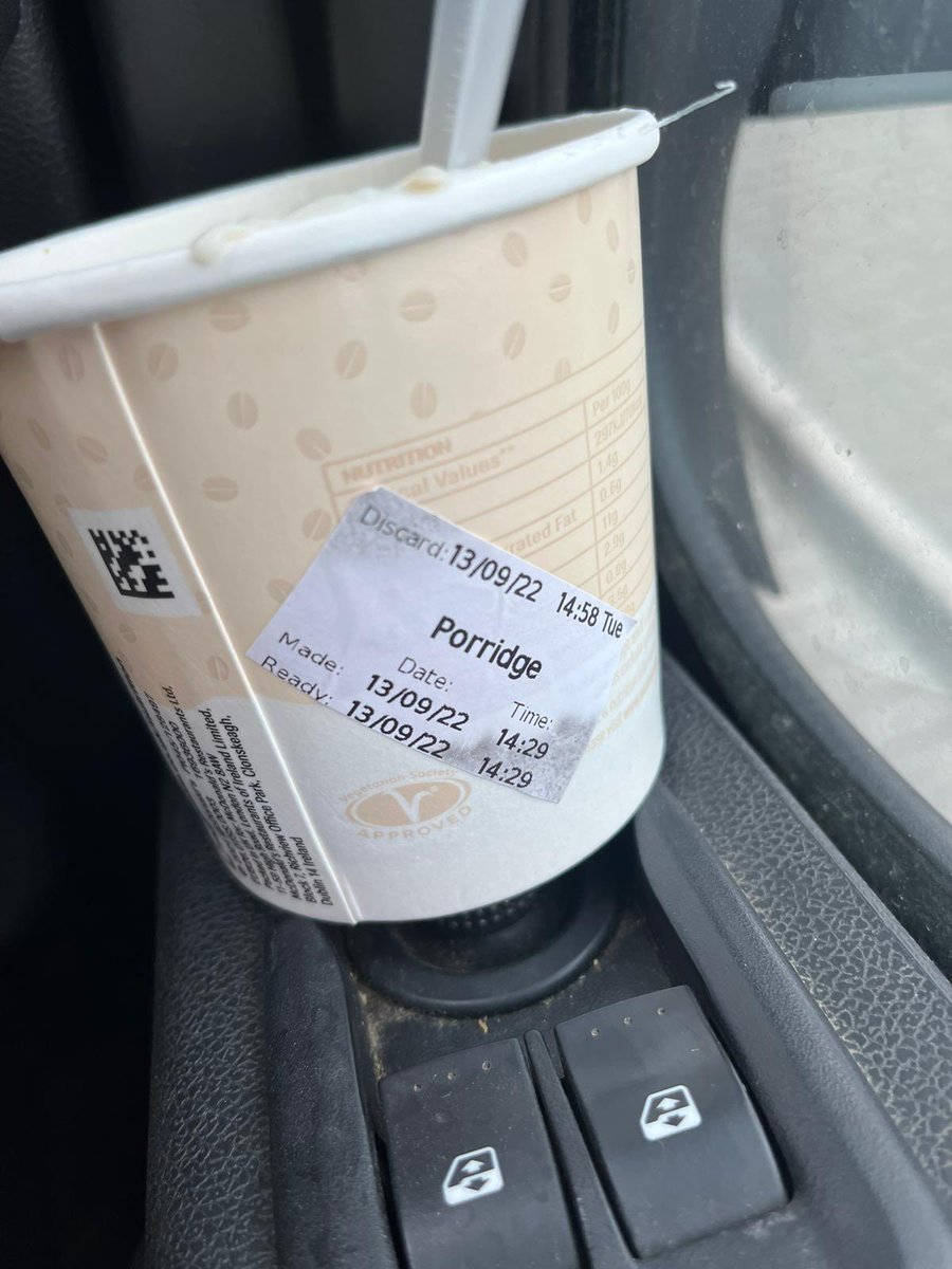 #Mcdonalds #14.9.22 #outofdate  this has just been given to my husband at 7.30am on 14.9.22 WTF