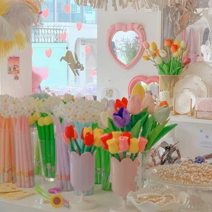𝑐. on Twitter "pastel flower shop"