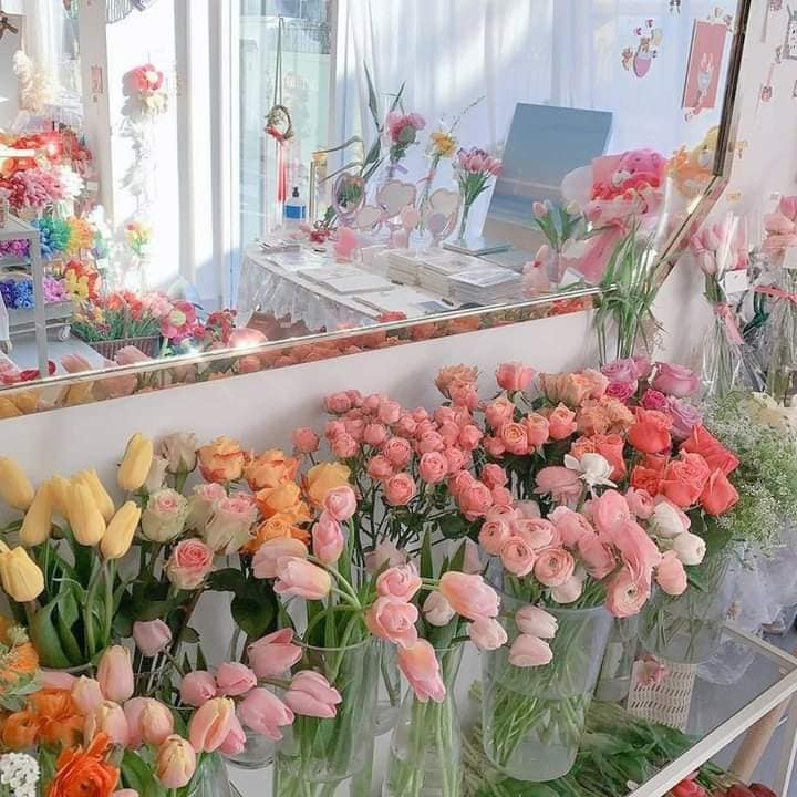 𝑐. on Twitter "pastel flower shop"