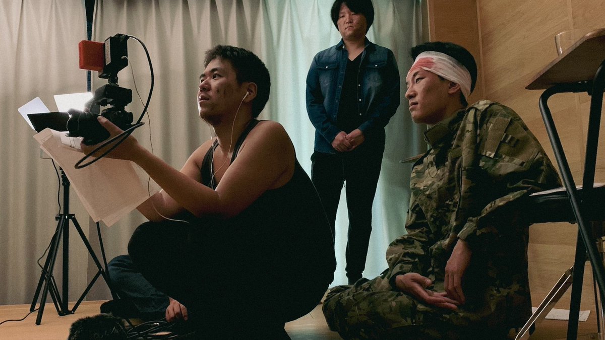 『脱走兵』2回目の撮影です。
この日でクランクアップしたかったところですが午前11時から14時間かけても撮りきれず撮影は次回に持ち越しとなりました・・・！