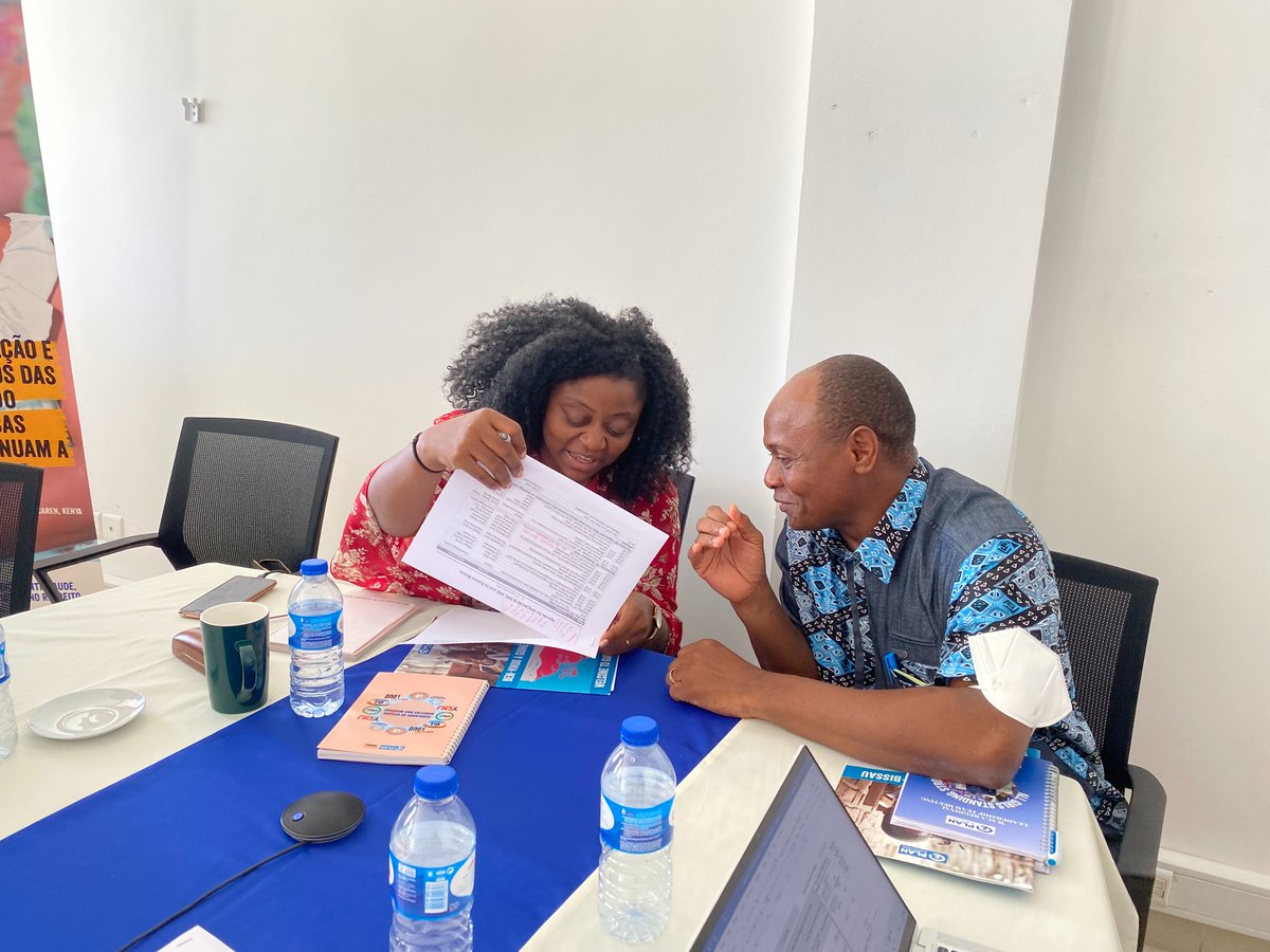 PlanGnb's tweet photo. Two high-level Plan International representatives in Africa visiting Guinea Bissau. Mr. Rotimy DJOSSAYA and of Mr. Bell'Aube Houinato, want to join forces so that Plan International Guinea Bissau can do more for communities, children and girls. #plangnb #meninaspelaigualdade https://t.co/ODw3CYRUne