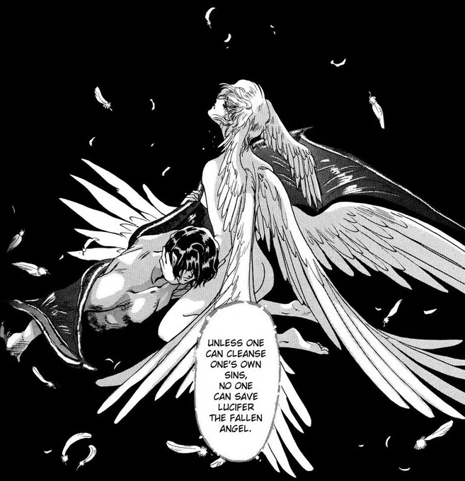 I didn't know CLAMP made a Devilman doujinshi!!! The way they draw wings immediately reverts me back into a sparkly-eyed middle school weeb 