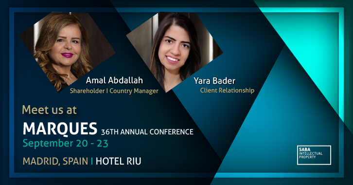 SabaIP's tweet photo. We look forward to reconnecting with peers at #MARQUES Annual Conference!

Please contact Amal at aabdallah@sabaip.com or Yara at ybader@sabaip.com to schedule for a meeting.

#AI #Blockchain #Disputeresolution #Sustainability #Brands #Trademarks #SabaIP #SabaIPEvents https://t.co/nOTSbAyDTM