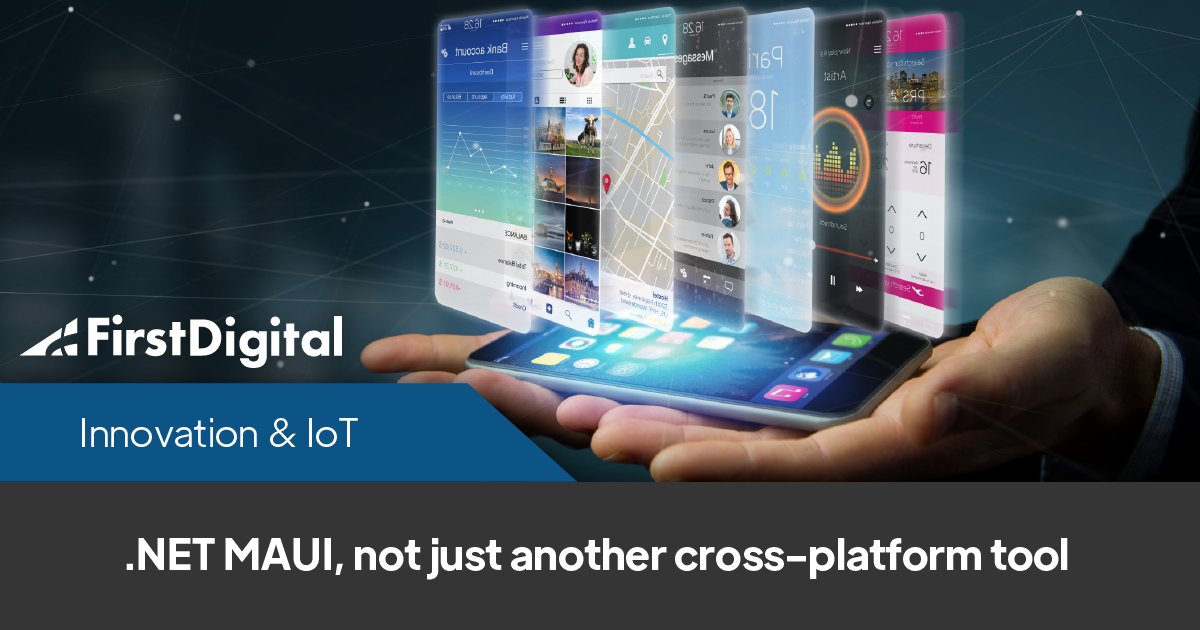 FirstTecDigital's tweet image. How do we keep up with the fast-paced rate of change in tools for developing apps? July Brown from our Innovation &amp;amp; IoT team tells us why Microsoft .NET MAUI is the answer.
#crossplatform #microsoft #dotnetmaui
firsttech.digital/post/net-maui-…